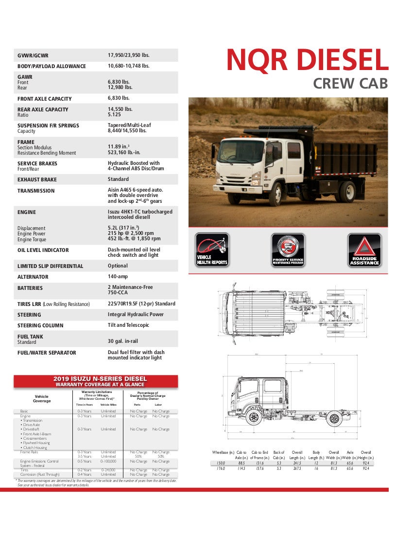 NQR Diesel Crew 5L Specs | Corwin Isuzu Reno in Reno NV